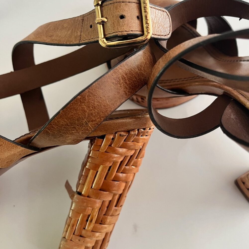 Tory Burch Brown Leather Heels - Picture 8 of 10